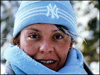 Claire Sawyer with frozen eyebrows