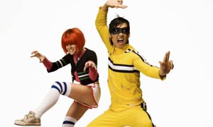 Jaime Winstone (left) and Eddie Shin in Phoo Action