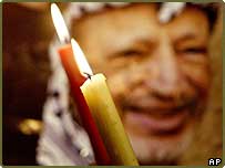 Mum ışığında Arafat posteri