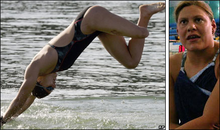 Du Toit in action and interviewed by the BBC