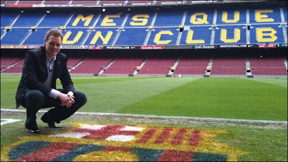 On the hallowed turf of the Nou Camp