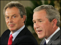 Başbakan Blair ve Başkan Bush