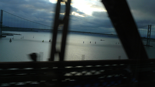Fife Road bridge from Fife rail bridge