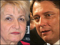 Milada Emmerová a Jiří Paroubek