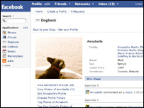 Homepage do Dogbook