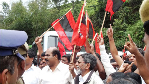 Protest in Coonoor