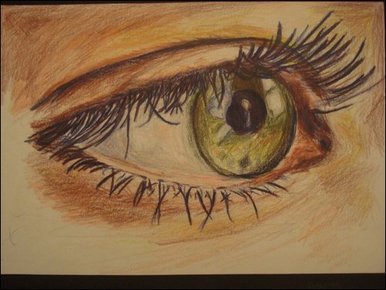 My friend Caroline's eye