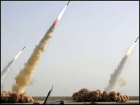 ایرانی میزائل تجربے