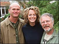 Simon King, Bill Oddie and Kate Humble