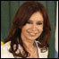 A presidente eleita da Argentina, Cristina Kirchner