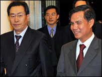 Thứ trưởng Ngoại giao Vũ Dũng (phải) tiếp người đồng nhiệm phía TQ ,Vũ Đại Vỹ 