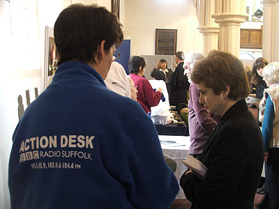 People at the Funeral Fair