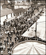 Looking down on the 1962 carnival (Derek Arget)