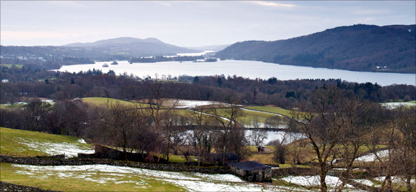 Grand vista of Windermere