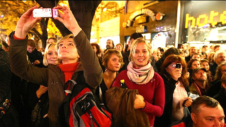 Người dân Czech kỷ niệm 20 năm cách mạng Nhung