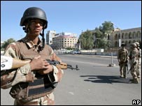 سرباز عراقی در بغداد 