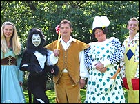 The cast of Dick Whittington