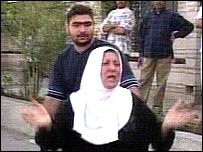 Mulher na cidade de Basra