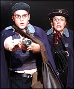 Jeremy Joyce (Oatcake) Tricia Kelly (Watchwoman)