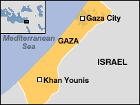 Bản đồ Dải Gaza