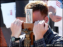 pessoas que apóiam pais de Terri Schiavo