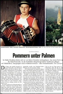 Página da reportagem publicada na Der Spiegel