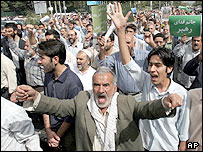 تظاهرات در تهران