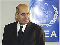 El Baradei shefi i Agjencisë Ndërkombëtare për Energjinë Bërthamore