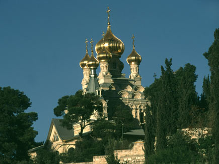 Mary Magdalene Church (Russian Church), Mount of Olives, Jerusalem