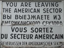 leaving American sector