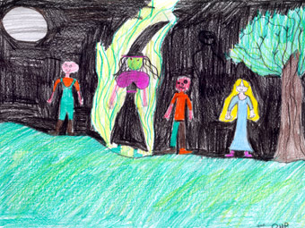 Chwedl Taliesin gan ddisgyblion Ysgol Gynradd Gymraeg Aberystwyth