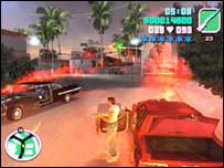 Cena de Grand Theft Auto: Vice City (© Rockstar Games)