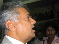 Ranil Wickramasinghe speaking at Press Conference