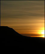 Natural lights at Ingleborough