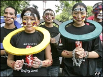 تظاهرکنندگان تبتی در دهلی