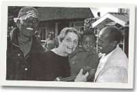 Nan Hughes yn Lesotho