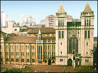 O mosteiro de São Bento, em SP