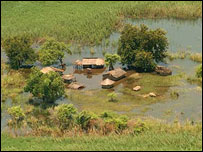 Inundação em Moçambique