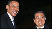 President Barack Obama meets his Chinese counterpart, Hu Jintao