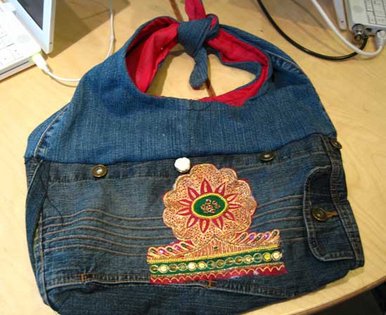 Denim bag