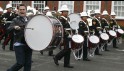 Bradley Walsh conducts a military band