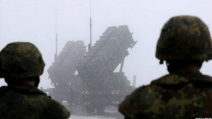 将在土耳其部署的爱国者导弹发射装置