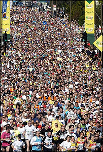 Largada da maratona de Londres