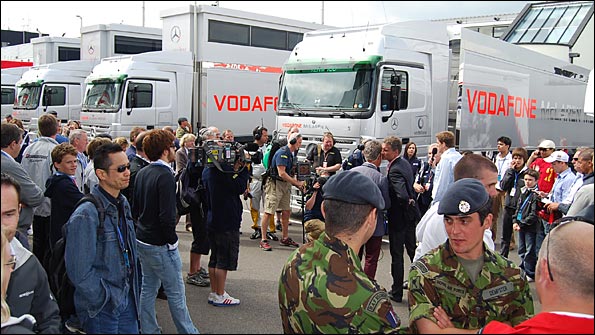 The crowds were so big EJ had the Army called in!