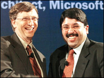 बिल गेट्स और दयानिधि मारन