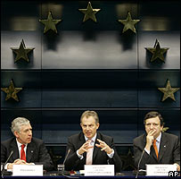 Straw, Blair ve Barroso