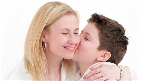 Leigh Wengler and her son