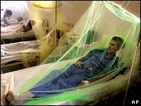 Paciente em hospital paraguaio