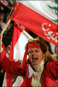 تظاهرات ضد سوری در لبنان