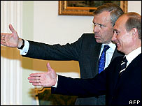 ییپ ڈی ہوپ شیفر اور پوتن